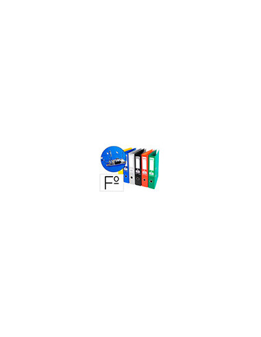 ARCHIVADOR PALANCA LIDERPAPEL FL FORRADO PVC RADO LOMO 75MM CLASICOS