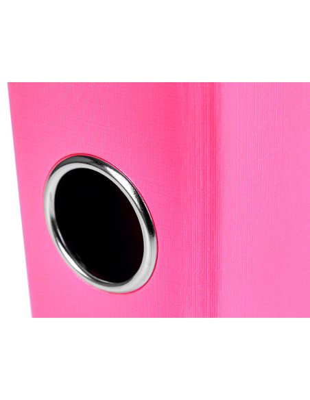 ARCHIVADOR ESTRECHO PALANCA DOCUMENTA FL PVC RADO LOMO 52MM ROSA