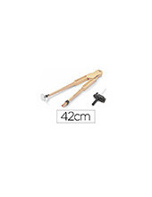 COMPAS PARA ENCERADO FAIBO PLASTICO ADAPTADOR IMITACION MADERA 42 CM 2
