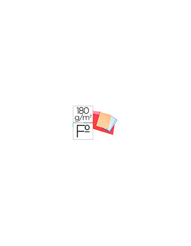 SUBCARPETA FL 180 GR. LIDERPAPEL COLORES SURTIDOS PASTEL 25 UD.