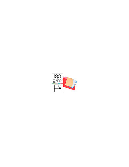SUBCARPETA FL 180 GR. LIDERPAPEL COLORES SURTIDOS PASTEL 25 UD.