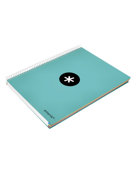 CUADERNO ESP. ANTARTIK A4 T.FORRADA LISO 5B 4T.120H 100GR.MENTA