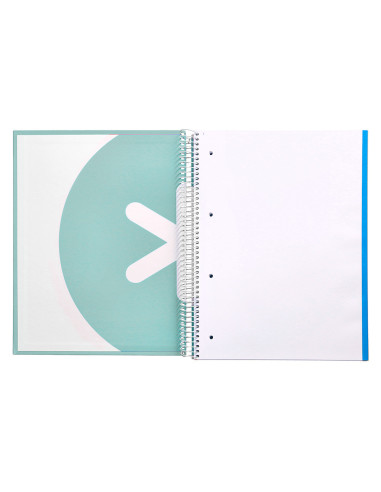 CUADERNO ESP. ANTARTIK A4 T.FORRADA LISO 5B 4T.120H 100GR.MENTA