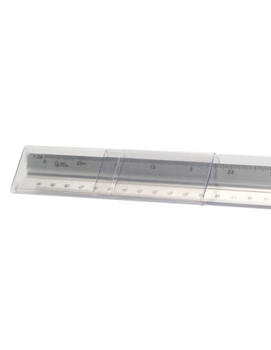 ESCALA  AL.FORMA TRIANGUL FUNDA 30 CM 1:20 1:25/1:50/1:75/1:100/1:150