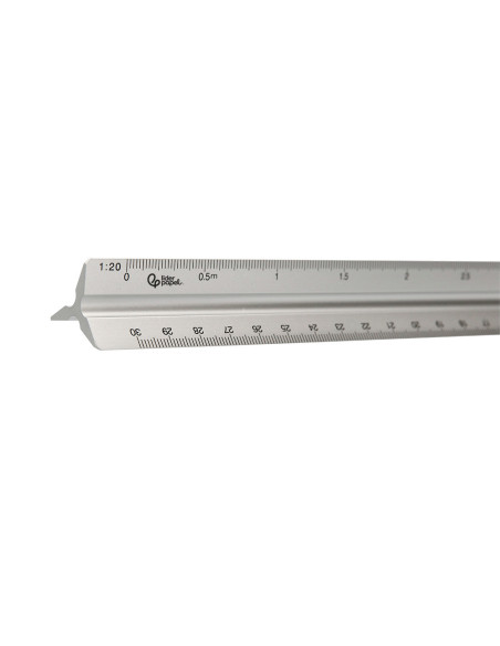 ESCALA  AL.FORMA TRIANGUL FUNDA 30 CM 1:20 1:25/1:50/1:75/1:100/1:150