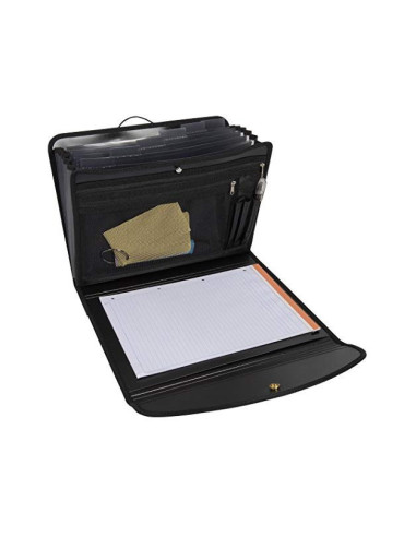 CARPETA EXACOMPTA AQUAREL CLASIFICADORA A4 PP. 6 DEP.PASTEL SURT.