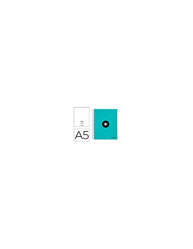CUADERNO ESP. ANTARTIK A5 T.FORRADA MICRO LISO 5B 6T.120H.100GR.MENTA