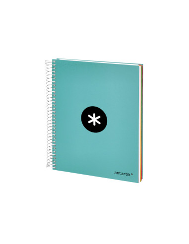 CUADERNO ESP. ANTARTIK A5 T.FORRADA MICRO HOR.5B 6T.120H.100GR.MENTA