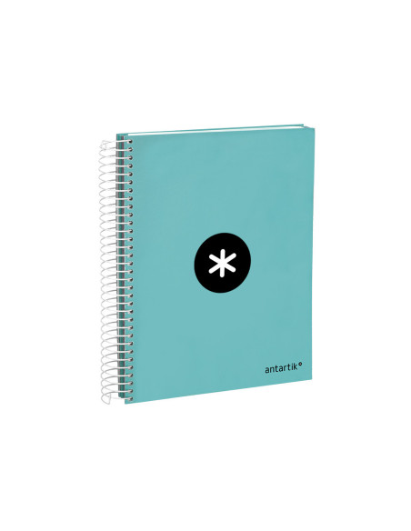 CUADERNO ESP. ANTARTIK A5 T.FORRADA MICRO HOR.5B 6T.120H.100GR.MENTA