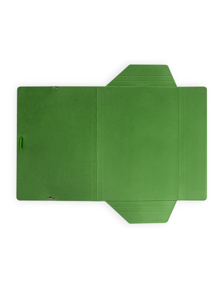 CARPETA  GOMAS FL. 3 SOLAPAS CARTON PLAST.VE.