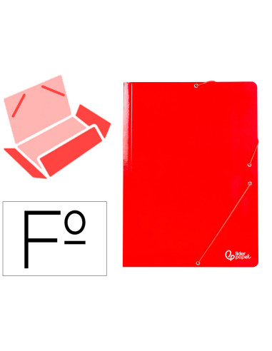 CARPETA  GOMAS FL. 3 SOLAPAS CARTON PLAST.RJ.