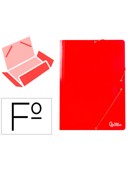 CARPETA  GOMAS FL. 3 SOLAPAS CARTON PLAST.RJ.