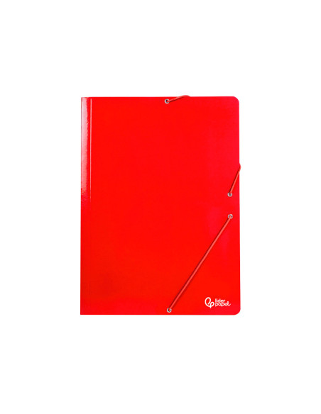 CARPETA  GOMAS FL. 3 SOLAPAS CARTON PLAST.RJ.