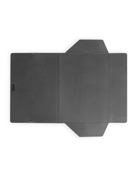 CARPETA  GOMAS FL. 3 SOLAPAS CARTON PLAST.NG.