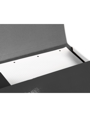 CARPETA  GOMAS FL. 3 SOLAPAS CARTON PLAST.NG.