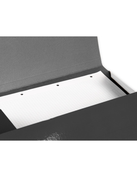 CARPETA  GOMAS FL. 3 SOLAPAS CARTON PLAST.NG.