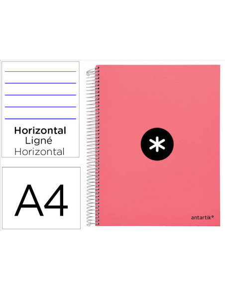CUADERNO ESP.A4 MICRO ANTARTIK T.FORRADA 120H 100GR HOR.5 B.4 TAL.COR