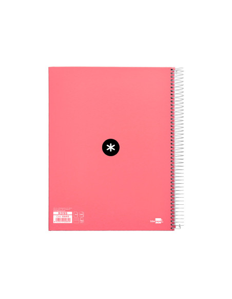 CUADERNO ESP.A4 MICRO ANTARTIK T.FORRADA 120H 100GR HOR.5 B.4 TAL.COR
