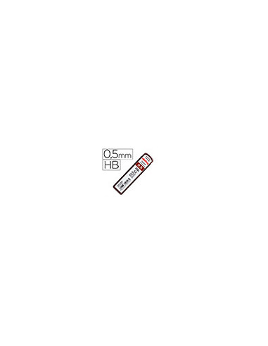 MINAS ROTRING GRAFITO 0,5 MM HB ESTUCHE 12 MINAS