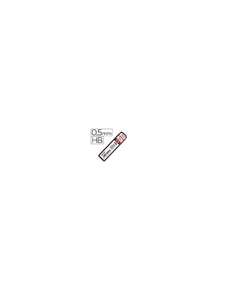 MINAS ROTRING GRAFITO 0,5 MM HB ESTUCHE 12 MINAS