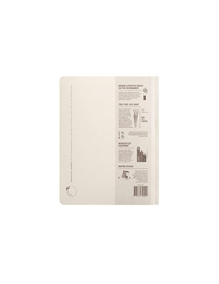SUBCARPETA CARTULINA TARIFOLD ECO. 226 G/M2 A4 FASTENER CREMA PK.10U