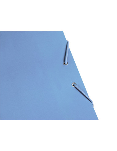 CARPETA  GOMAS FL. 3 SOLAPAS CARTON PLAST.PASTELES SURT.