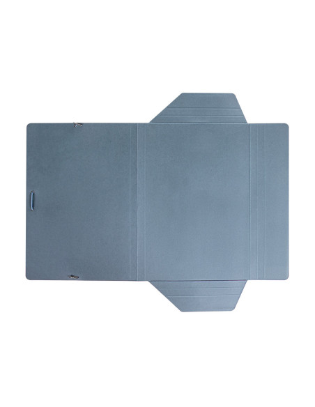 CARPETA  GOMAS FL. 3 SOLAPAS CARTON PLAST.PASTELES SURT.