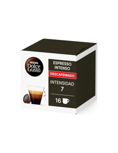 CAFE DOLCE GUSTO ESPRESSO INTENSO DESCAFEINADO INTENS 7  CAJA 16 UD.