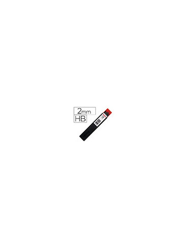 MINAS ROTRING GRAFITO 2MM HB  12 MINAS