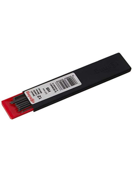 MINAS ROTRING GRAFITO 2MM HB  12 MINAS