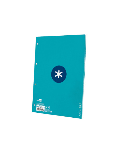RECAMBIO  A4 ANTARTIK 80H. 90G/M2 5MM4 TAL.1B. MARCO TURQ.