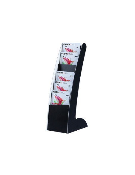 EXPOSITOR PAPERFLOW COURBO SLIM SUELO MOVIL DOBLE CARA 6 CASILLAS NG.