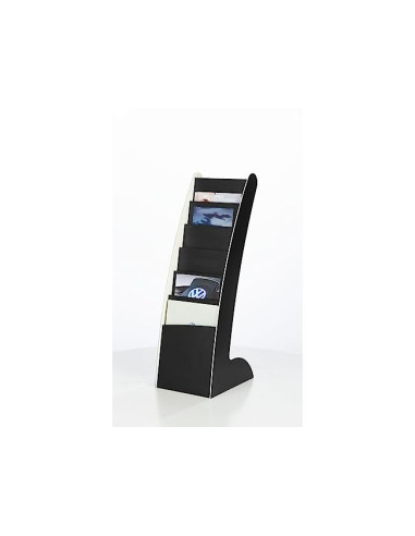 EXPOSITOR PAPERFLOW COURBO SLIM SUELO MOVIL DOBLE CARA 6 CASILLAS NG.