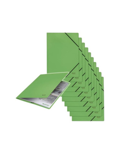 CARPETA LEITZ RECYCLE GOMAS A4 CARTON 100% VE.