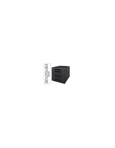 FICHERO CAJONES LEITZ RECYCLE 4 CAJONES NG.287X270X363MM
