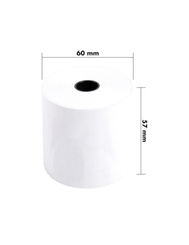 ROLLO SUMADORA TERMICO Q-CON.57MM ANCHO X 60MM SIN BISFENOL 70 G/M2