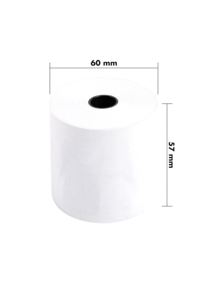 ROLLO SUMADORA TERMICO Q-CON.57MM ANCHO X 60MM SIN BISFENOL 70 G/M2
