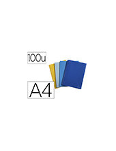 CARPETA EXACOMPTA ESCAPARATE 100 FUNDAS A4 RECICLADA PP. SURT. 2