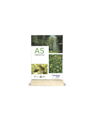 EXPOSITOR ARCHIVO2000 FORMA T METACRI 100% RECIC BASE A5 40X150X240MM