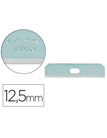 REPUESTO CUTER OLFA ANCHO 12,5MM 10 UD.CUTER SEGURIDAD SK-7