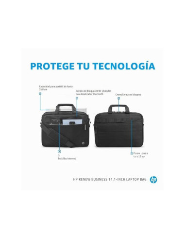 MALETIN PORTATIL HP RENEW BUSINESS 14,1\" NG.250X360X22MM