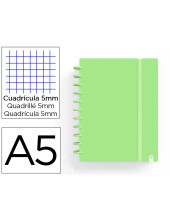 CUADERNO CARCHIVO INGENIOX FOAM A5 80H VE. PASTEL