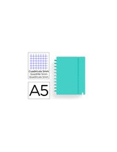 CUADERNO CARCHIVO INGENIOX FOAM A5 80H MENTA PASTEL 2