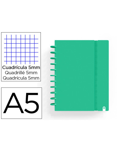 CUADERNO CARCHIVO INGENIOX FOAM A5 80H VE.