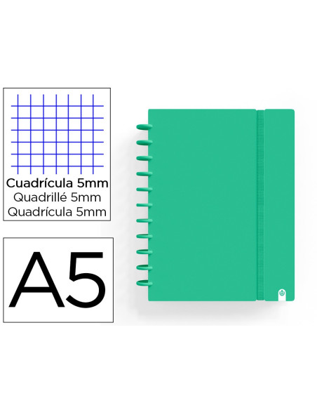 CUADERNO CARCHIVO INGENIOX FOAM A5 80H VE.
