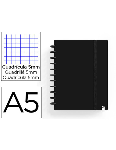 CUADERNO CARCHIVO INGENIOX FOAM A5 80H NG.