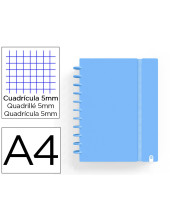 CUADERNO CARCHIVO INGENIOX FOAM A4 80H AZ. PASTEL