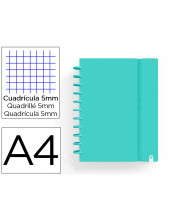 CUADERNO CARCHIVO INGENIOX FOAM A4 80H MENTA PASTEL