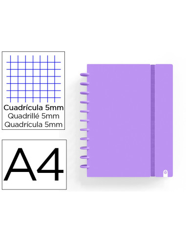 CUADERNO CARCHIVO INGENIOX FOAM A4 80H VIO.
