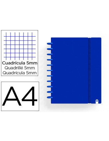 CUADERNO CARCHIVO INGENIOX FOAM A4 80H AZ. OSC